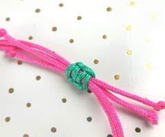 Bracelet with Sliding Knot
