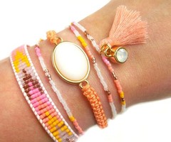Summer Ibiza Style Bracelets with Miyuki Beads