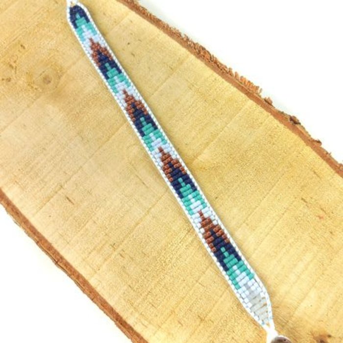 Make Your Own Beautiful Blue Miyuki Bracelets - Blue With Copper Inspiratie0002