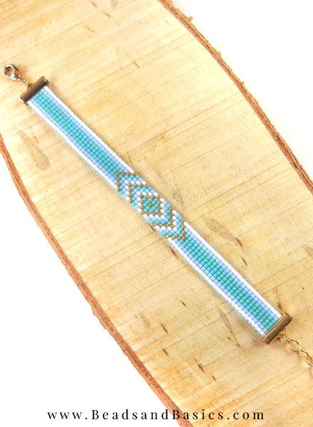 Verwonderend Zelf Een Blauwe Miyuki Armband Weven - Beads & Basics JC-41