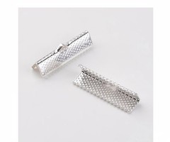 8 Piece Veterinary Clip Silver 25x8x5mm