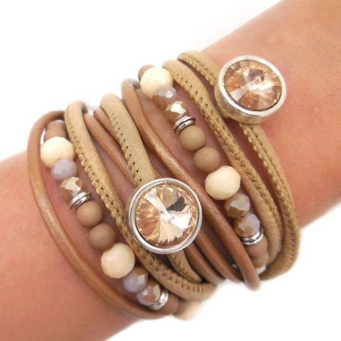 145* Facet beads Salmon Pink 8x6mm, strand 70 pieces