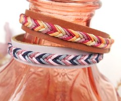 Create A Leather Bracelet With Fishbone Braid