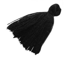 Tassel Black 30mm, 5 pieces