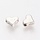 Spacer Bead Silver Heart 6x5mm, 10 pieces