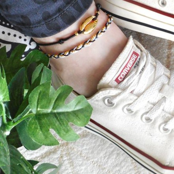 Kauri Shell Gold Plated 19x12mm, 5 pieces