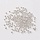 200 pcs Metal Spacer Beads Silver 3mm