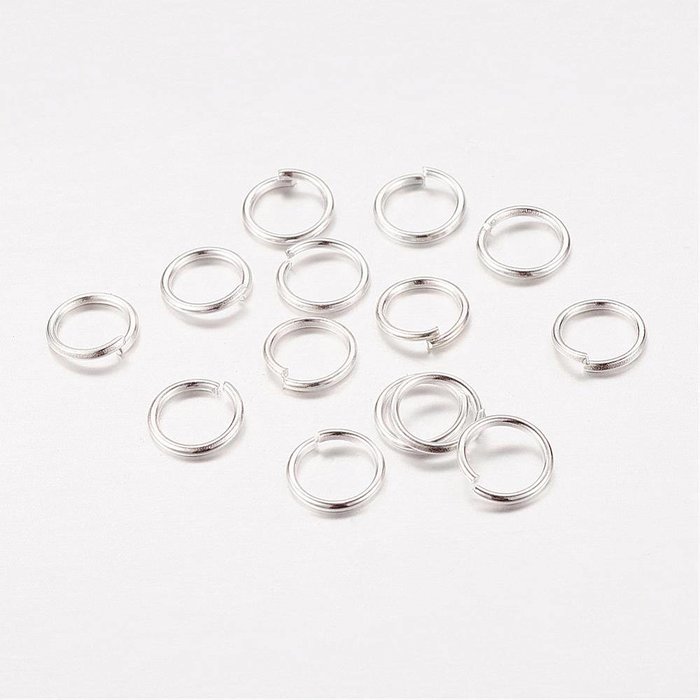 Jumpringen Zilver Kleur 6mm, 100 stuks