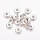 Spacer Beads Zilver Nikkel Vrij 6x2mm, 15 stuks