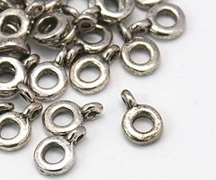 Kraal met Oog 6x4mm Nikkelvrij, 10 stuks