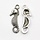 5 pieces Seahorse Charm Silver 23x7mm - 5821