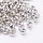 Bailbeads Metallook Silver 6x9mm fit 3mm cord, 25 pieces