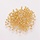 Crimp Beads Gold 2mm, 100 pieces