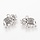 Elephant Charm Silver 19x17mm, 3 pieces