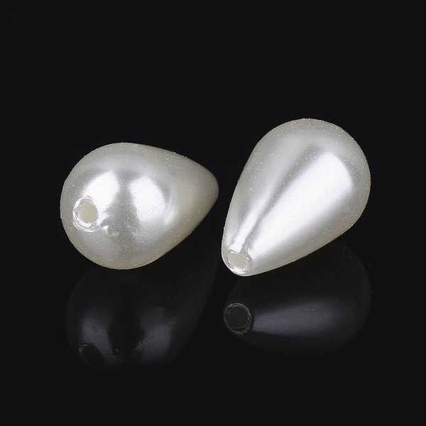 Drop pearl beads 16x10mm, 8 pieces