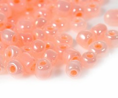 Rocailles Zalm Roze 4mm, 20 gram