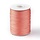 Waxed Cord Salmon Pink 1mm, 3 meter