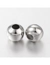 20 Pieces Silver Spacer Beads 8mm