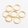 Karma Bedel Rond Goud 8mm, 20 stuks