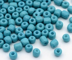 Seed Beads 2mm Turquoise, 7 gram