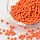 10094* Seed Beads 4mm Orange, 20 gram