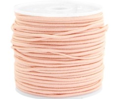 Elastiek 1.5mm Zalm Roze , 1 meter