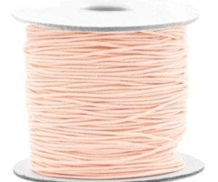 3 meter Elastic Salmon pink 1.2mm