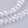 139* Crystal Shine facet beads 3x2mm, 185 pieces