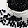 10080* Black seed beads 4mm, 20 gram