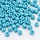 10076* Seed Beads Aqua 4mm, 20 gram