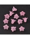 6 Pieces Flower Bead Light Pink