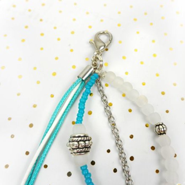 Anklet Bracelter With Silver Coin Charm And Beads inspi59718