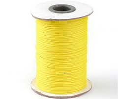 Waxkoord Geel 1mm, 3 meter