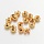 Crimp Beads Covers Gold 3mm Nickel Free, 20 pieces