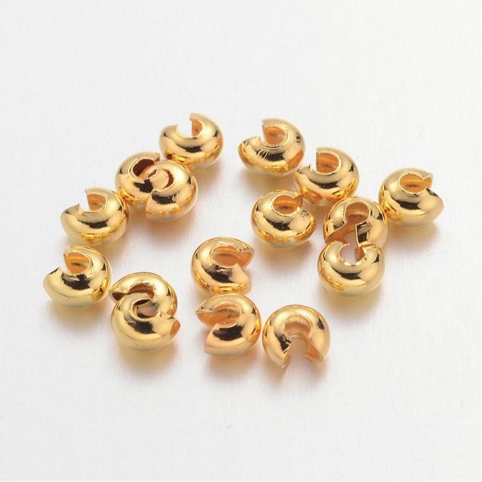Knijpkraal Verberger Gold Plated 3mm Nikkelvrij, 20 stuks