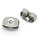 Stainless Steel Oorbel Achterkantjes 4x3mm Zilver, 20 stuks