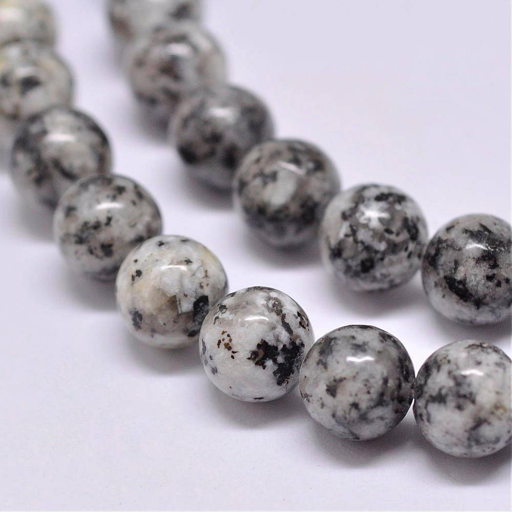 Sesam Jaspis Kralen Grijs 6mm Natuurlijke Edelsteen Kralen Beads