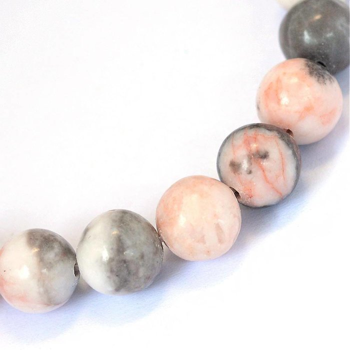 Natural Zebra Jasper Beads 6mm, strand of 55 pieces