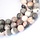 Natural Zebra Jasper Beads 6mm, strand of 55 pieces