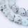 Natural Frosted Sesame Jasper Beads Mint 6mm, strand of 55 pieces