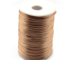 Satijnkoord Camel 2mm, 3 meter