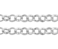 1 meter Jasseron Ketting Zilver 2.5mm