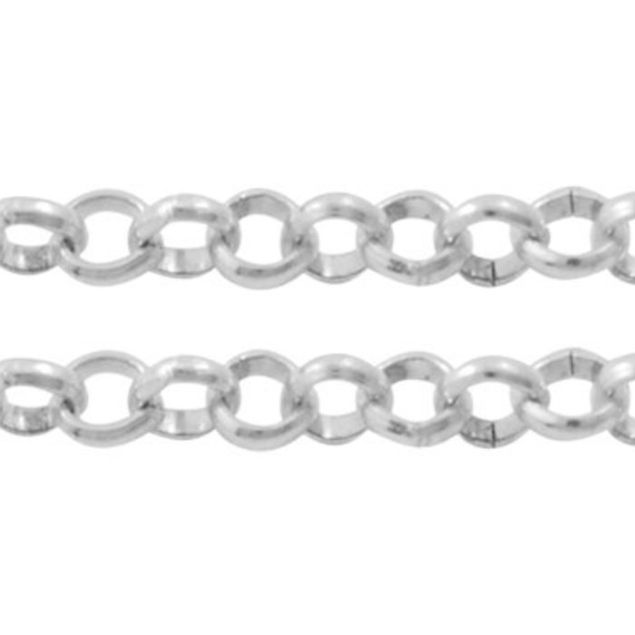 Rolo Chain Silver 2.5mm, 1 meter