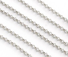 1 meter Stainless Steel Ketting Zilver 3mm