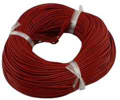 3 meter DQ Leer 2mm Wijnrood