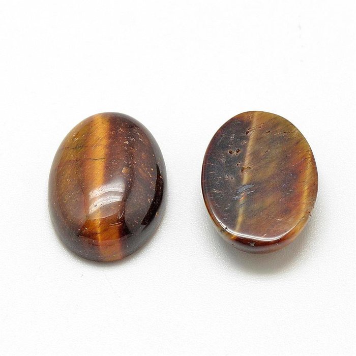 Natural Tiger Eye Gemstone Cabochon 18x13x5mm