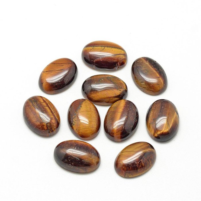 Natural Tijgeroog Edelsteen Cabochon 18x13x5mm