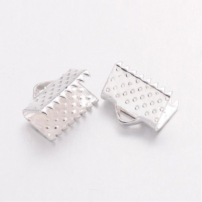 Veterklem Zilver 10x7mm, 20 stuks