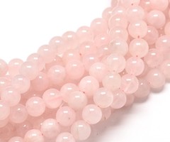 Natural Rozenkwarts Edelsteen Kralen 6mm, streng 56 stuks