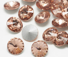 Rivoli Pointstone 12mm Peach
